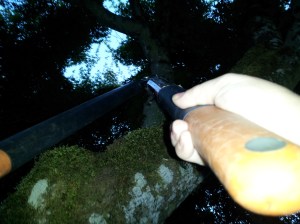 Dramatic reenactment of my view right before the end of that handle landed on my eyeball.